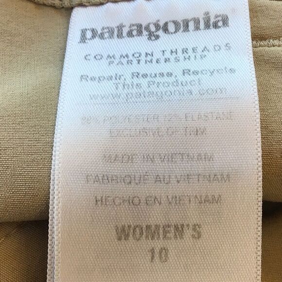 Patagonia Tan Lightweight Quick Dry Outdoor Performance Wear Travel Pants - Picture 15 of 16